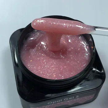 Lak na nehty Monarx Modeling gel opal 5 pro modeláž nehtů (BEZ HEMA) 13 ml