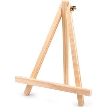 Dřevěný stojan malířský a dekorační, barva 1 (18x23 cm) přírodní