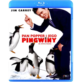 Blu-ray film Pan Popper i jego pingwiny Blu-ray disk