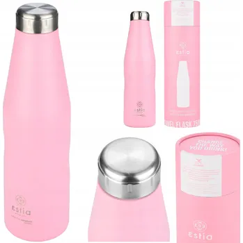 Termoska Termoska láhev na kávu, čaj 750 ml růžová, udrží teplotu 12/24 hodin