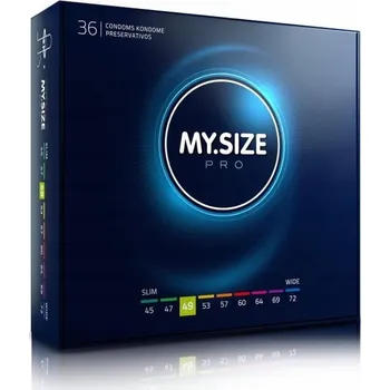Kondom PŘIZPŮSOBENÉ KONDOMY MY.SIZE PRO R. 49 MM TENKÉ VELKÉ BALENÍ 36 KS