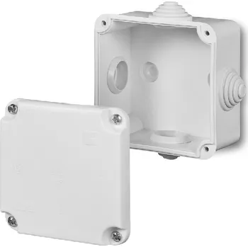 Elektroinstalační krabice Elektroinstalační krabice na omítku Elektro-Plast Nasielsk 110 x 110 x 52 mm