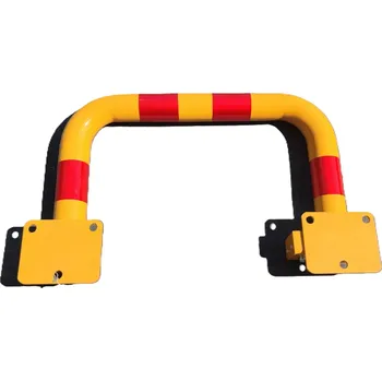 parkovací zábrana Žlutá ocelová parkovací zábrana - 54 x 33 cm