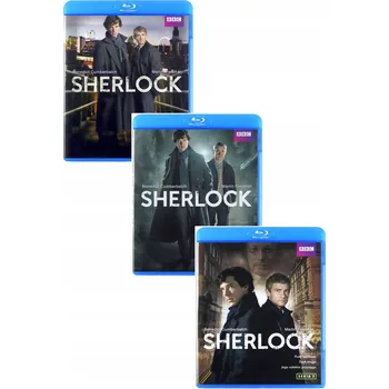Blu-ray film Sherlock seria 1+2+3 (BBC) Pakiet Blu-ray disk