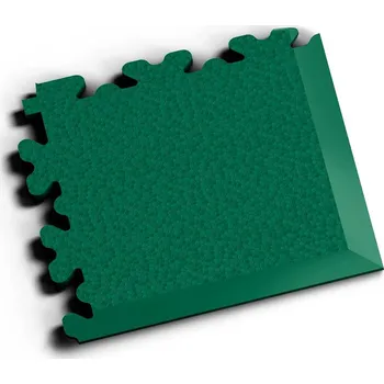 vinylová podlaha Zelený PVC vinylový zátěžový rohový nájezd XL 2230 (hadí kůže), Fortelock - 14,5 x 14,5 x 0,4 cm