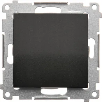 vypínač Jednopólový vypínač Kontakt-simon Simon 54 Premium černá matná