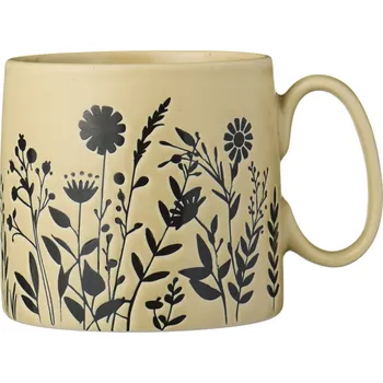 Ib Laursen Kameninový hrnek Wheat Straw flower silhouettes 300 ml