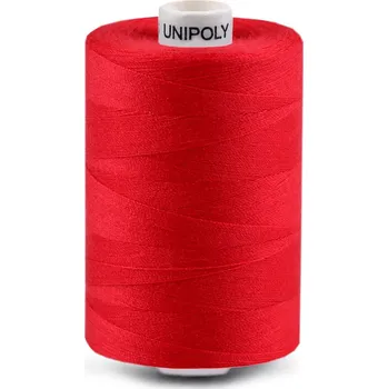 Nit Polyesterové nitě Unipoly návin 1000 m, střední, 336 červená