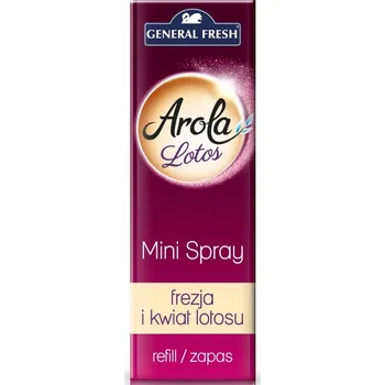 Osvěžovač vzduchu Arola Osvěžovač vzduchu Mini Spray Frézie a lotosový květ - náhradní náplň, 15 ml