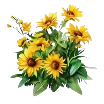 Nášivka Nažehlovací obrázek - květiny VIII (8,7 x 8,8 cm)