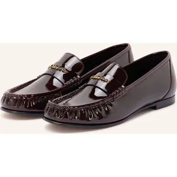 Dámské mokasíny Chloé Penny Loafers, 56d burnt purple
