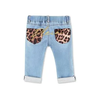 Pánské džíny PHILIPP PLEIN Jeansy 2705 Světle modrá Straight Fit 2_4Y