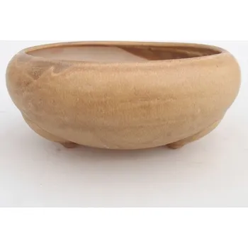 Květináč Keramická bonsai miska 15 x 15 x 7 cm béžová