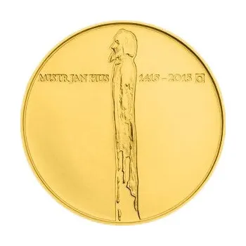 Zlatá mince 1 Oz Jan Hus 2015 Standard