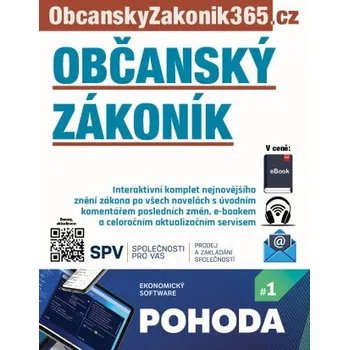 Kniha Občanský zákoník 2026 s úvodním komentářem změn - Redakční
