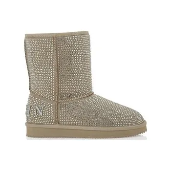 Dámské kozačky PHILIPP PLEIN Kozačky 23017 Béžová 38