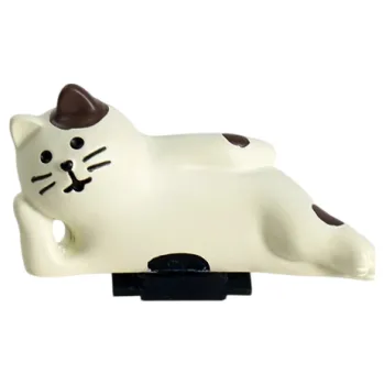 Selfie tyč Krytka blesku pro fotoaparát 4,36 x 2,71 x 1,61 cm Ležící bílá kočka na boku pro Sony Nikon Canon Fuji Fujifilm Pentax Leica Olympus