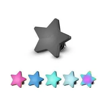 Piercing Náhradní díl k mikrodermálu hvězdička (zlatá)