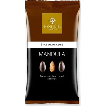 Žvýkačka Nobilis Mandle v hořké čokoládě (100g)