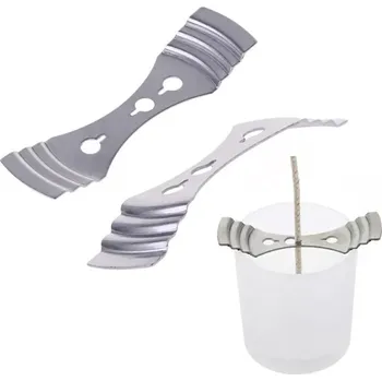 Svíčka Stabilizátor a centrovač knotů pro svíčky z nerezové oceli