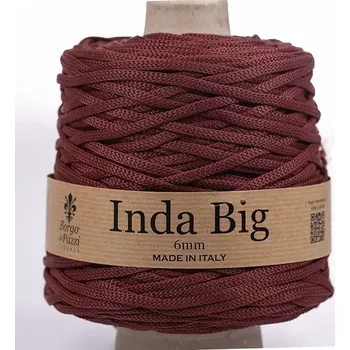 Příze Borgo de Pazzi Inda Big 42 Červenohnědá (Špagátová příze Inda Big Červenohnědá)