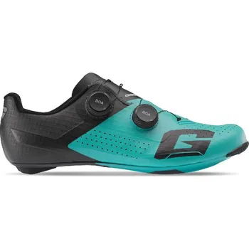 Pánské cyklistické tretry tretry GAERNE sil.Jet Carbon black aqua Velikost: 44 EU