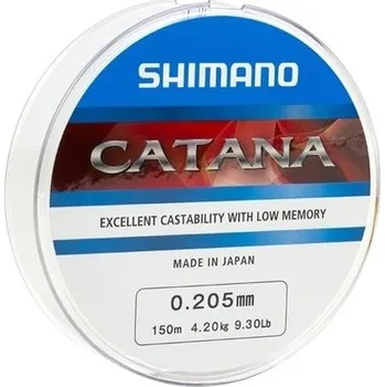 Rybářský vlasec Vlasec Shimano Catana Spinning Grey 150m 0,305mm/9,2kg