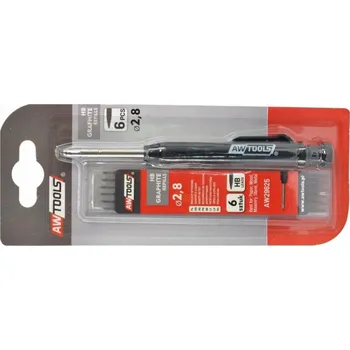 Grafitová tužka AWTools MECHANICKÁ TUŽKA + NÁPLNĚ 6ks. / BLISTER