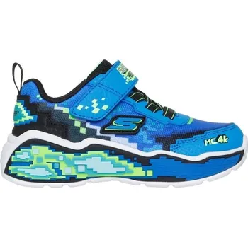 Dívčí obuv Dětské sportovní tenisky Skechers MEGA SCENE 26 Modrá, Světle zelená, Bílá