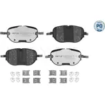 Sada brzdových destiček, kotoučová brzda MEYLE 025 264 0815/PD