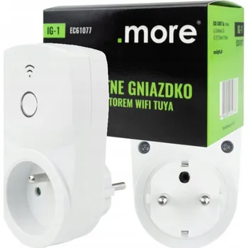 ECOLIGHT Chytrá zásuvka s Tuya WiFi programátorem M61077