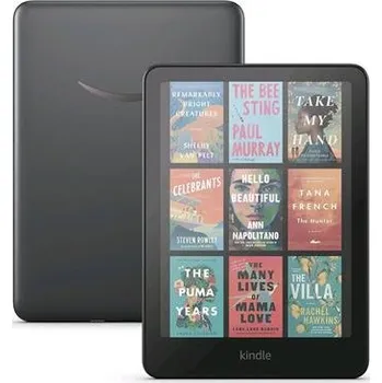 Elektronika E-book Amazon Kindle Colorsoft (16 GB), barevný display, metallic black, BEZ REKLAM 840414639942