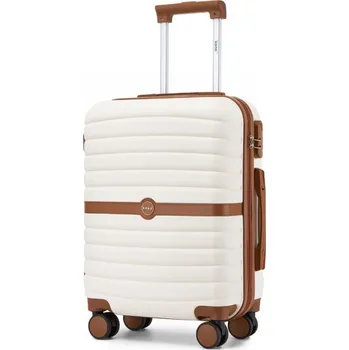 Módní doplněk Bílý prémiový cestovní kufr "Harder" - vel. M