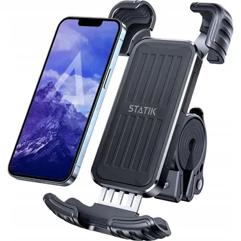 Statik Držák na iPhone na kolo/motorku Černý