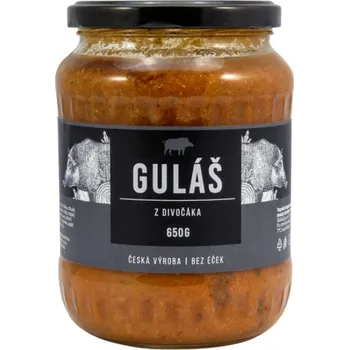 Hotové jídlo Guláš z divočáka 650g