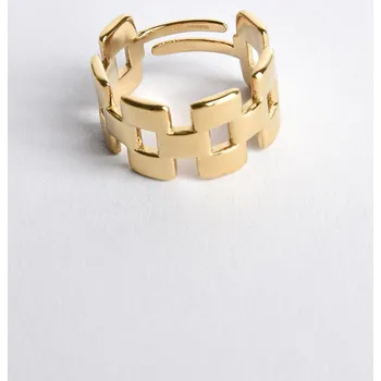 Prsten SKLÁDANÝ ZLATÝ PRSTEN CHIRURGICKÁ OCEL PECA del SOL