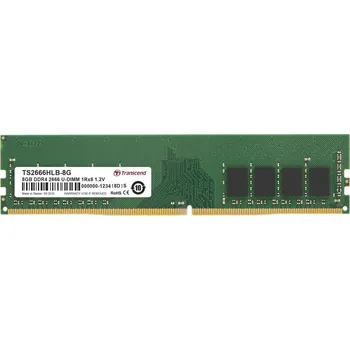 Operační paměť Transcend paměť 8GB DDR4 2666 U-DIMM 1Rx8 1Gx8 CL19 1.2V
