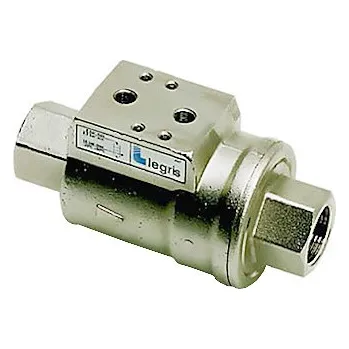 Ventil Pneumatický dvoučinný ventil ovládaný vzduchem G3/4"vni^20mm Legris 4222 20 27 20