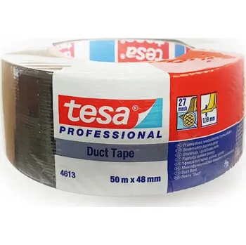 Kancelář TESA Páska tesa® PRO Duct tape, 50 mm, L-50 m, textilná, sivá