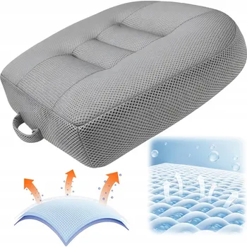 Polštář ORTOPEDICKÝ POLŠTÁŘ NA SEDADLO DO AUTA A KANCELÁŘSKÝ 40X40X12 CM