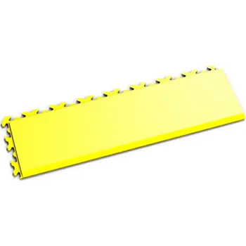 vinylová podlaha Žlutý PVC vinylový nájezd "typ D" Invisible 2032 (hadí kůže), Fortelock - 45,3 x 14,5 x 0,67 cm