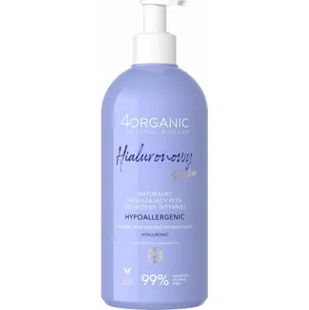 Intimní hygienický prostředek 4ORGANIC PŘÍRODNÍ HYDRATAČNÍ MYCÍ GEL PRO INTIMNÍ HYGIENU S KYSELINOU HYALURONOVOU 350 ml