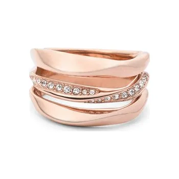 Prsten Fossil Prstýnek JF01321791503 Růžové zlato 12_13