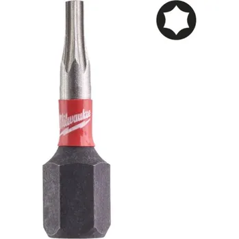 Příslušenství k nářadí MILWAUKEE Šroubovací bit Shockwave™ Impact Duty TX8, 25mm, 3ks