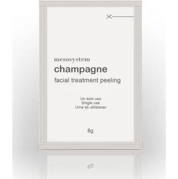 Pleťová maska Mesosystem Šampaňská pleťová maska 6 ml – rozjasnění a revitalizace Rozjasnění a revitalizace pleti