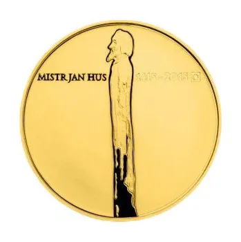 Zlatá mince 1 Oz Jan Hus 2015 Proof
