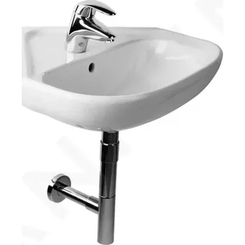 Umyvadlo umyvadlo Olymp rohové 1661.4 s otvorem, 55 cm bílé