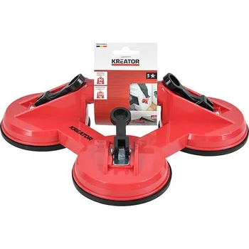 Stavební technika KREATOR Přísavka na sklo tříbodová 3 × 115mm KRTH50403