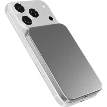 Powerbanka Epico Qi2 5000mAh Alu Mag+ PowerBanka EM51 - stříbrná 9915112100097