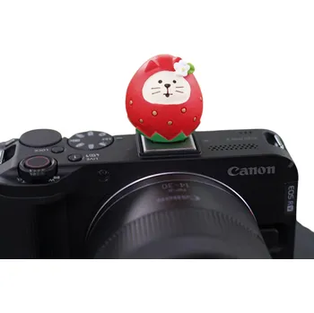 Selfie tyč Krytka blesku pro fotoaparát Kočka v jahodě pro Sony Nikon Canon Fuji Fujifilm Pentax Leica Olympus univerzální ochrana blesku